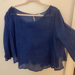Navy Blouse from On The Road